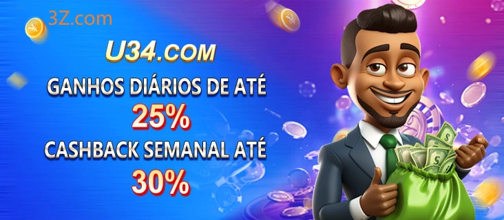 U34 Ganhe R$ 100,00 Gratis